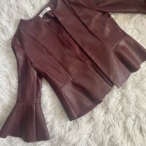 DO + BE leather blazer / layering piece